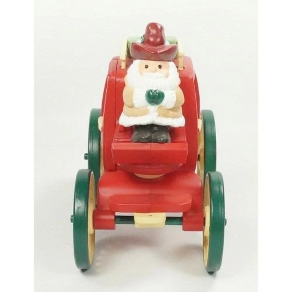 Hallmark 1988‎ Keepsake Ornament KRINGLE KOACH Here Comes Santa Series #10